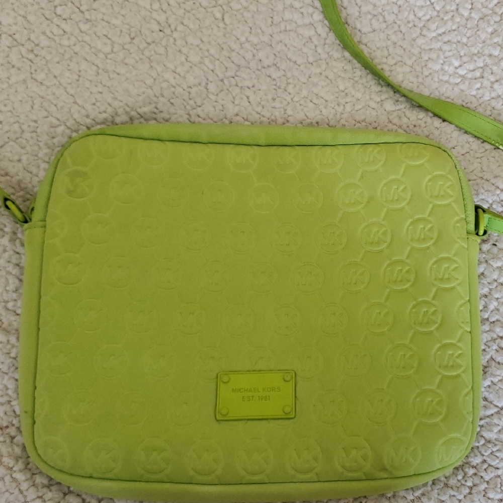 Michael Kors Lime Quilted Bag